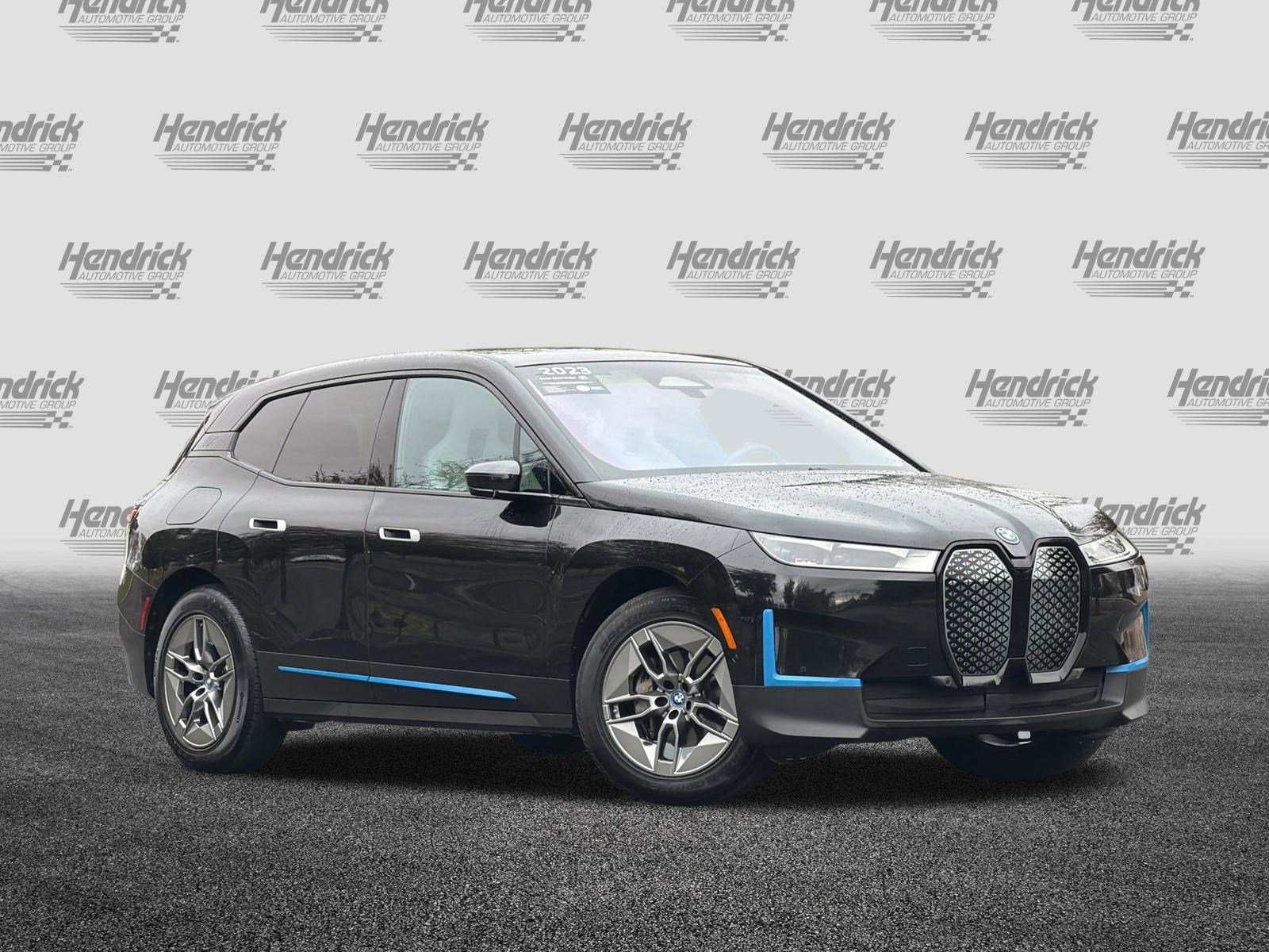 Certified 2023 BMW iX xDrive50 w/ BMW I Signature Blue Package image 2