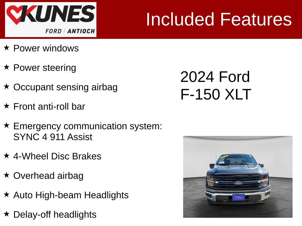 Certified 2024 Ford F150 XLT AWD/4WD image 4