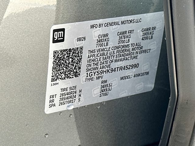 New 2026 Cadillac Escalade V w/ LPO, Floor Liner Package AWD/4WD image 18