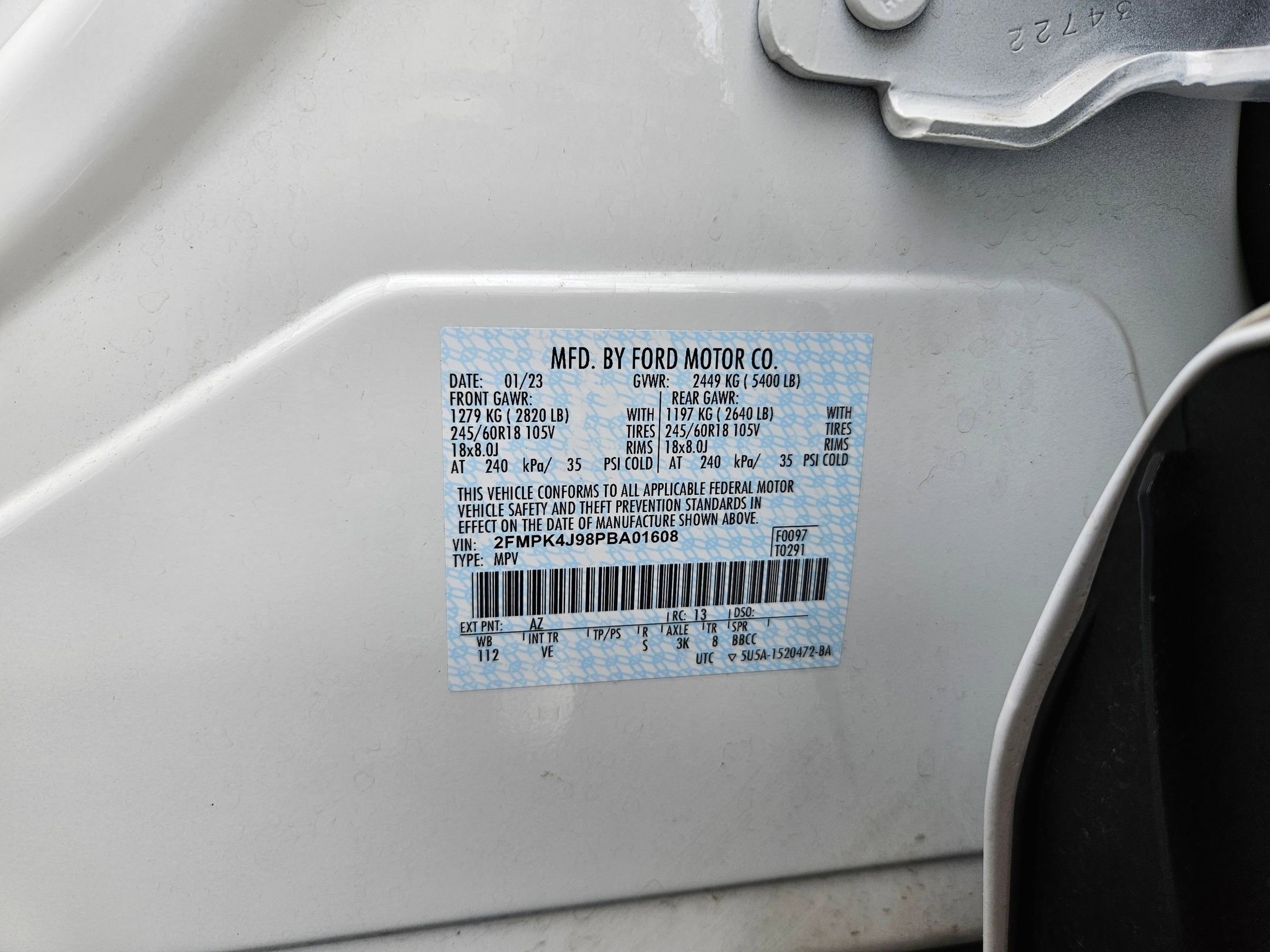 Certified 2023 Ford Edge SEL w/ Convenience Package image 27