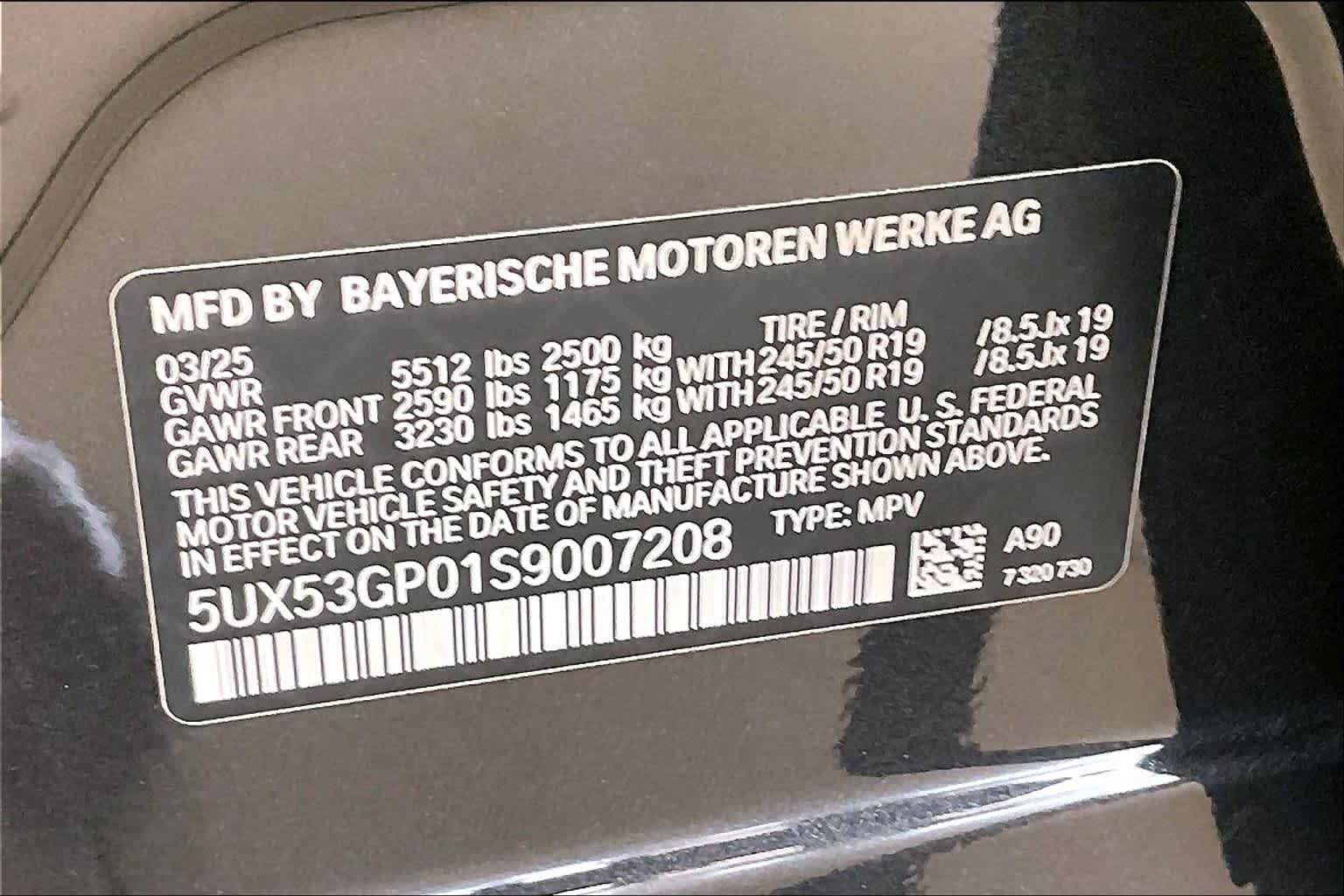 Used 2025 BMW X3 xDrive30i w/ Convenience Package image 18