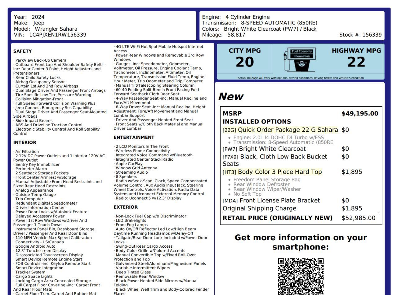 Used 2024 Jeep Wrangler Sahara AWD/4WD image 11