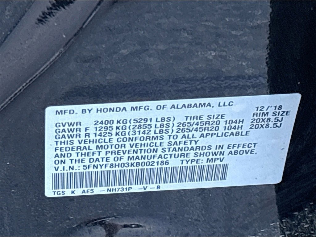 Used 2019 Honda Passport Elite image 33