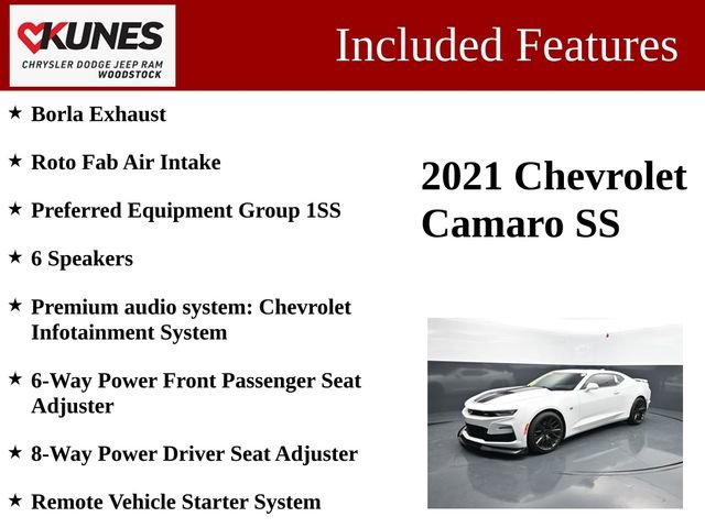 Used 2021 Chevrolet Camaro SS RWD image 3