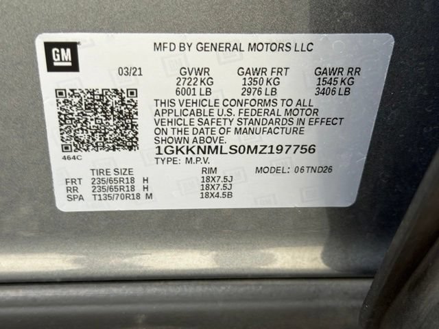 Used 2021 GMC Acadia SLT w/ Technology Package FWD image 33