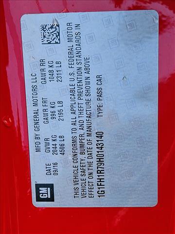 Used 2017 Chevrolet Camaro SS image 23