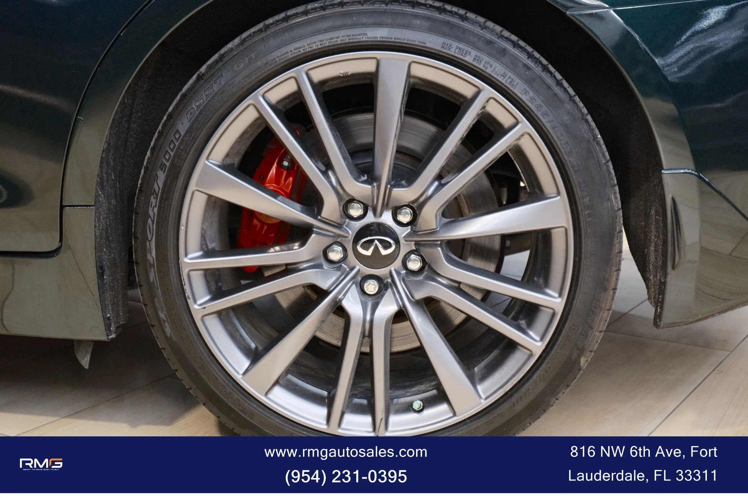 Used 2024 INFINITI Q50 Red Sport 400 w/ Black Opal Edition AWD/4WD image 10