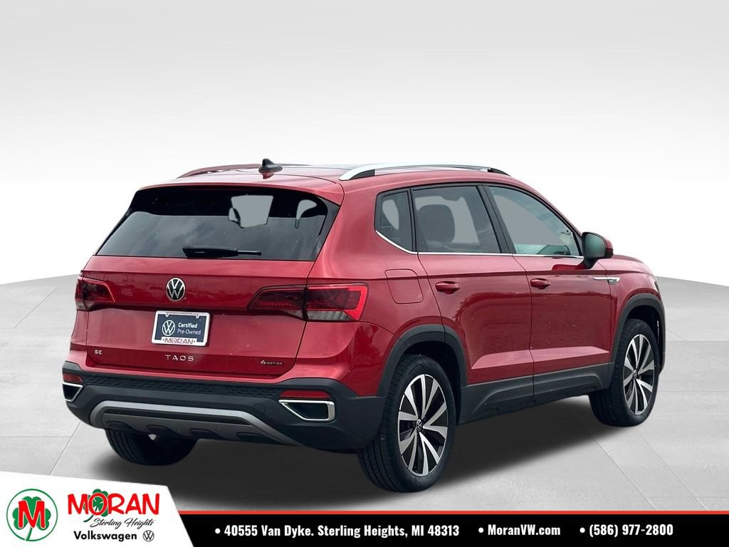 Certified 2023 Volkswagen Taos SE w/ Panoramic Sunroof Package AWD/4WD image 4