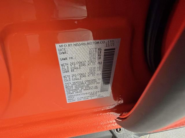 New 2026 Nissan Frontier PRO-4X w/ Pro Premium Package image 17