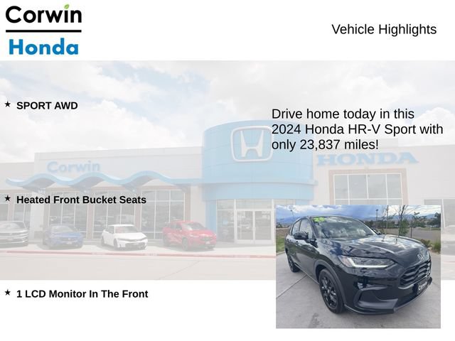 Used 2024 Honda HR-V Sport image 6