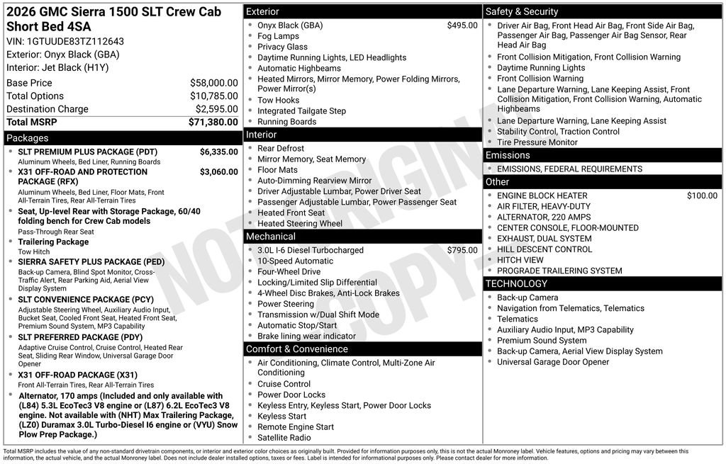 New 2026 GMC Sierra 1500 SLT w/ SLT Premium Plus Package image 4