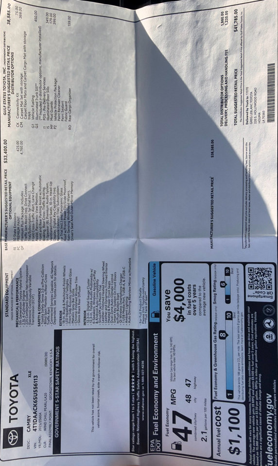 Used 2025 Toyota Camry XLE image 27