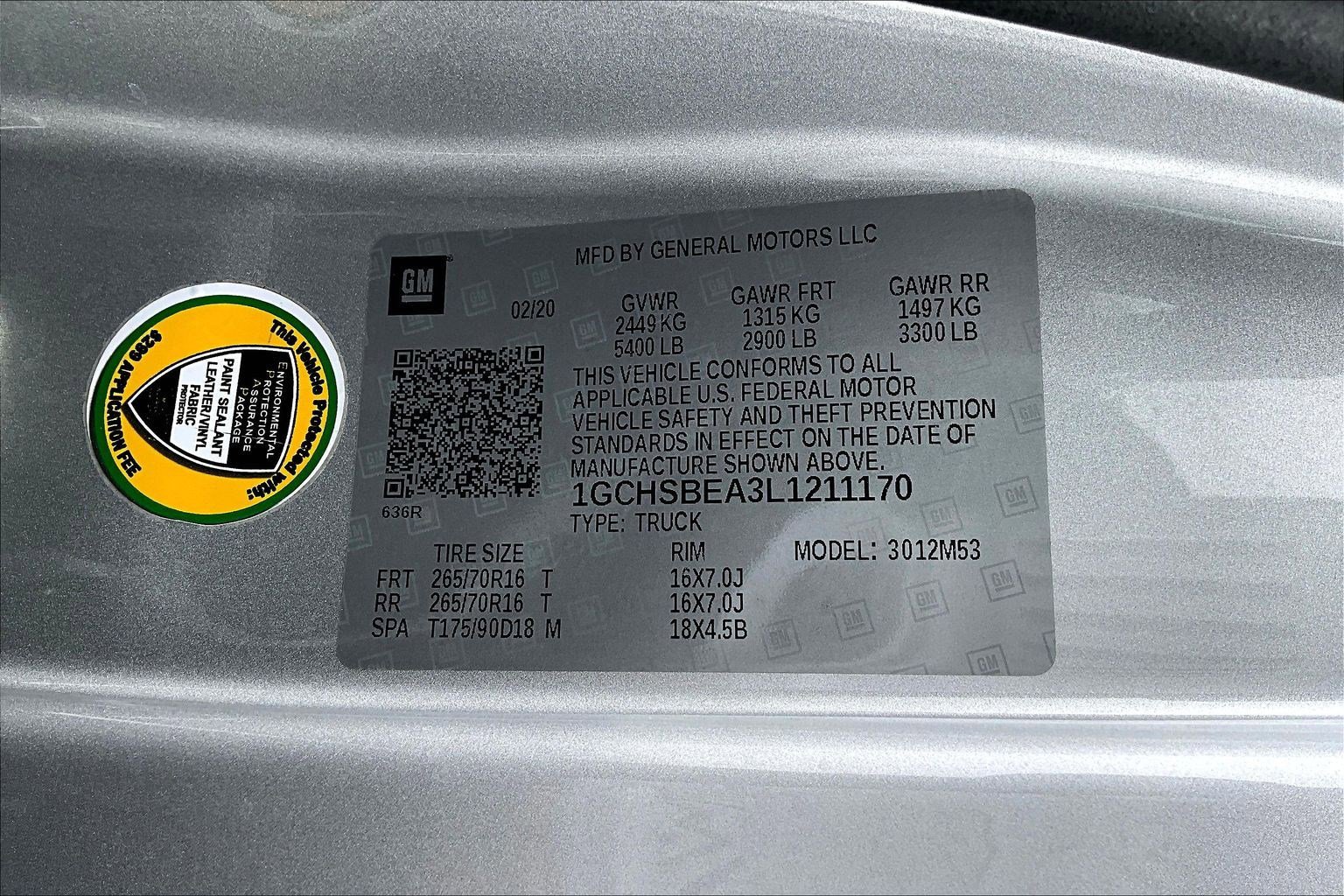 Used 2020 Chevrolet Colorado W/T w/ WT Convenience Package image 21