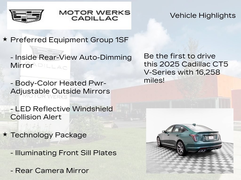 Certified 2025 Cadillac CT5 V w/ Technology Package AWD/4WD image 14