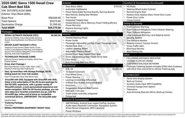 Used 2020 GMC Sierra 1500 Denali w/ Denali Ultimate Package AWD/4WD image 29