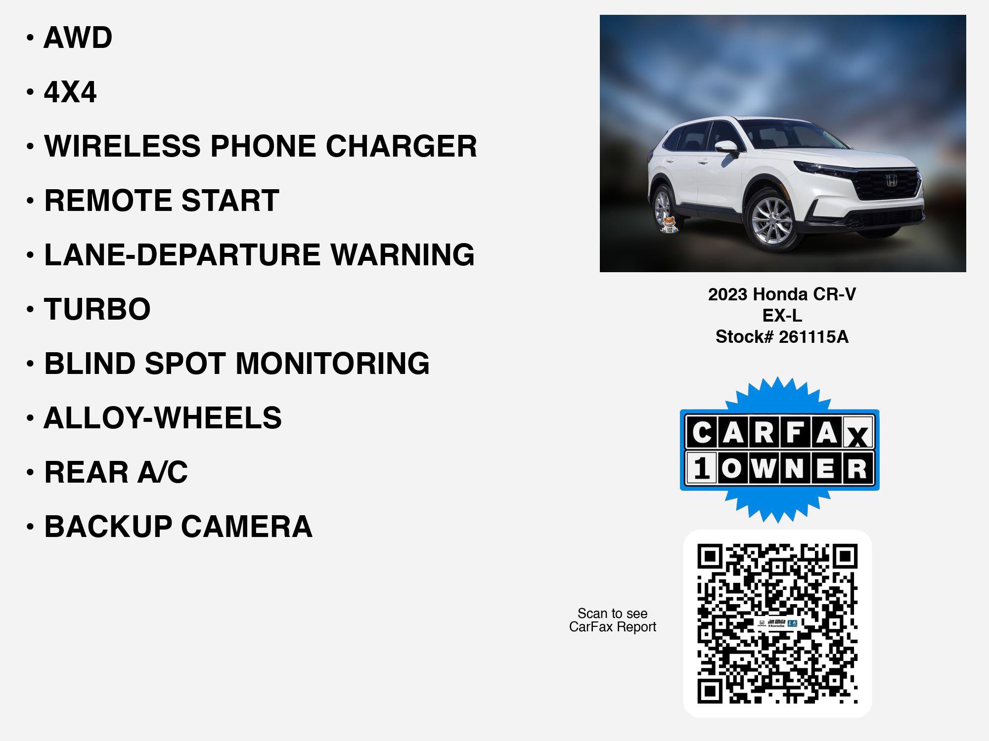 Certified 2023 Honda CR-V EX-L image 7