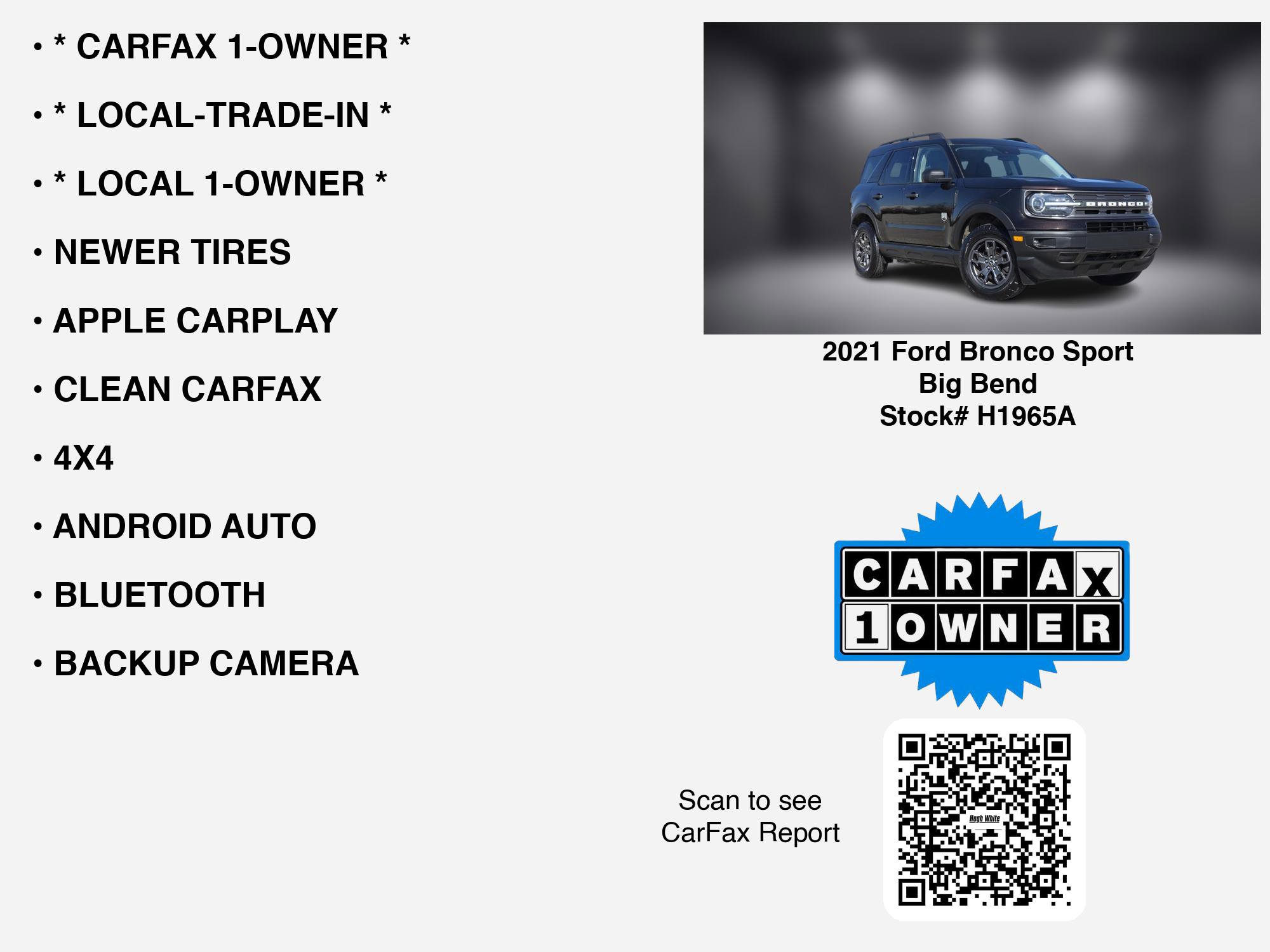 Used 2021 Ford Bronco Sport Big Bend image 7