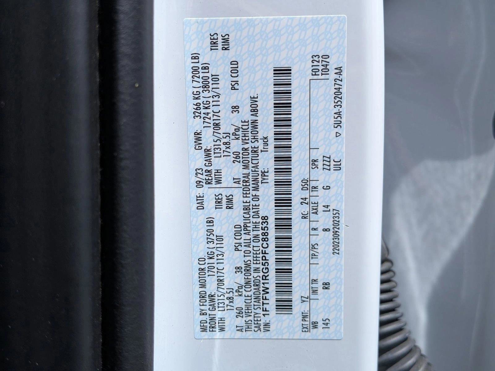 Certified 2023 Ford F150 Raptor AWD/4WD image 23