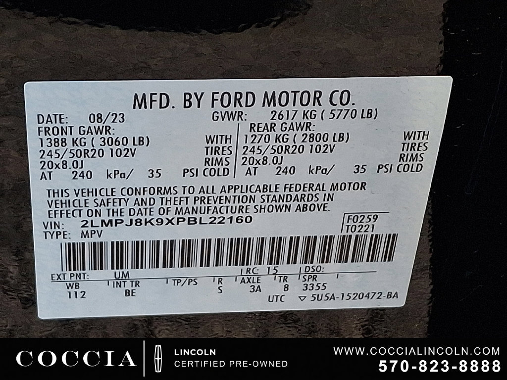 Used 2023 Lincoln Nautilus Reserve AWD/4WD image 26