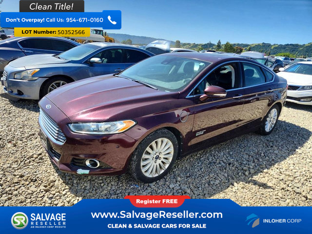 Used 2013 Ford Fusion Energi Titanium w/ Driver Assist Pkg FWD image 1