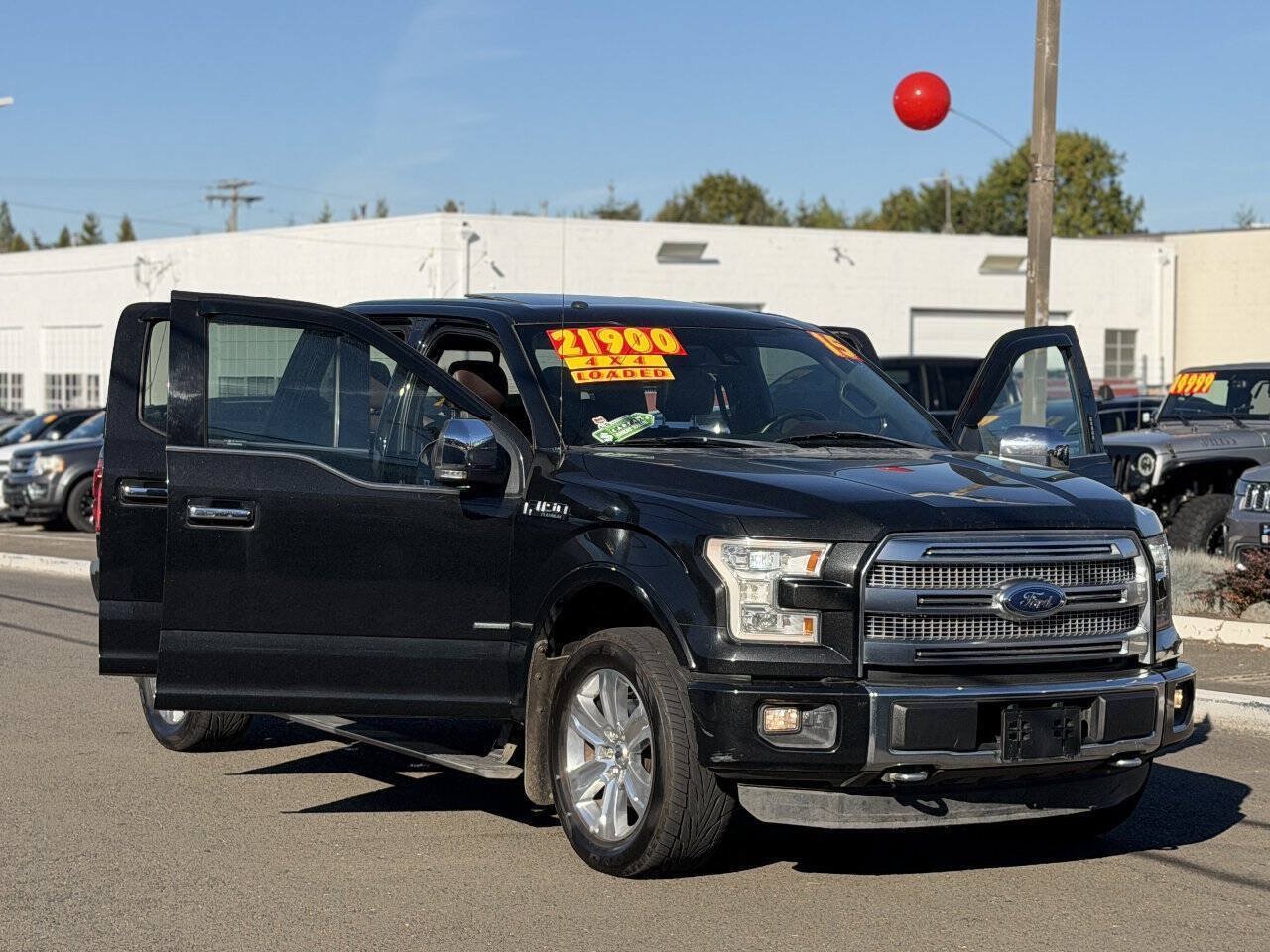 Used 2015 Ford F150 Platinum w/ Max Trailer Tow Package AWD/4WD image 8