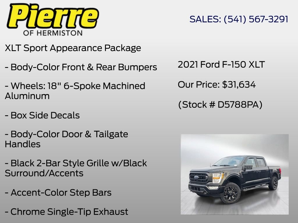 Used 2021 Ford F150 XLT w/ Equipment Group 301A Mid image 6