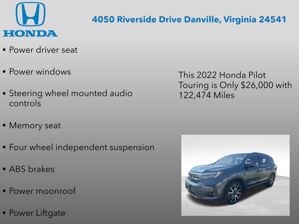 Used 2022 Honda Pilot Touring image 12