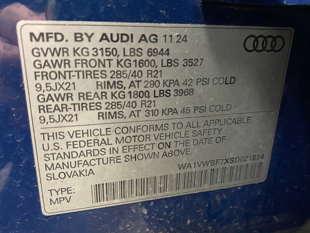 Used 2025 Audi SQ7 Prestige image 35