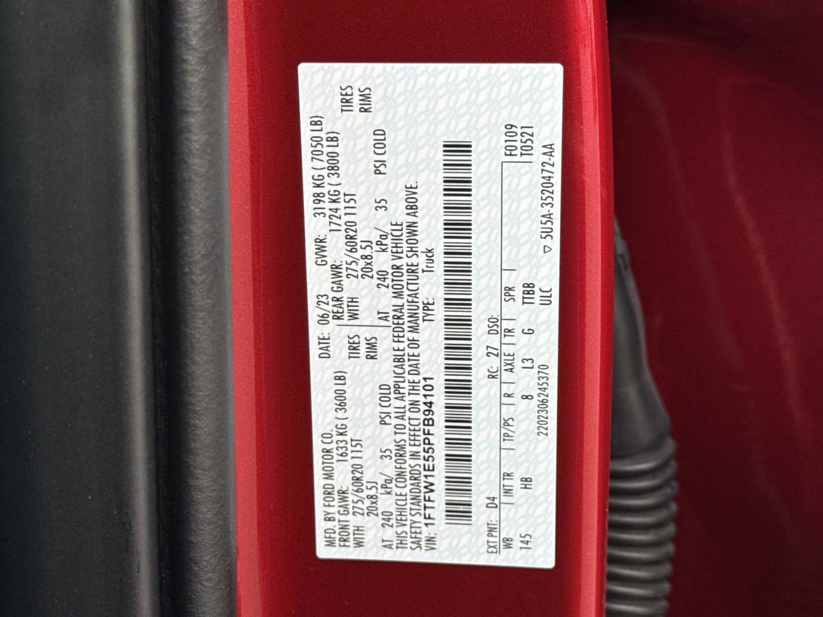 Used 2023 Ford F150 Lariat w/ Equipment Group 502A High image 30