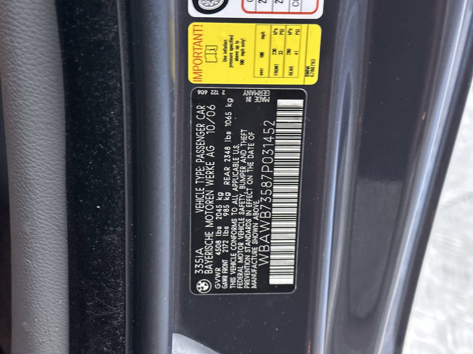 Used 2007 BMW 335i Coupe RWD image 12