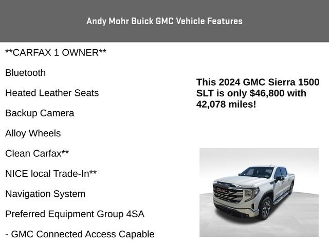 Used 2024 GMC Sierra 1500 SLT w/ SLT Premium Plus Package AWD/4WD image 4