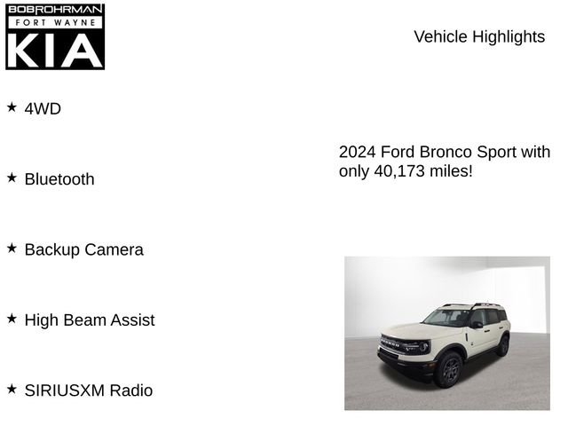 Used 2024 Ford Bronco Sport Big Bend image 7