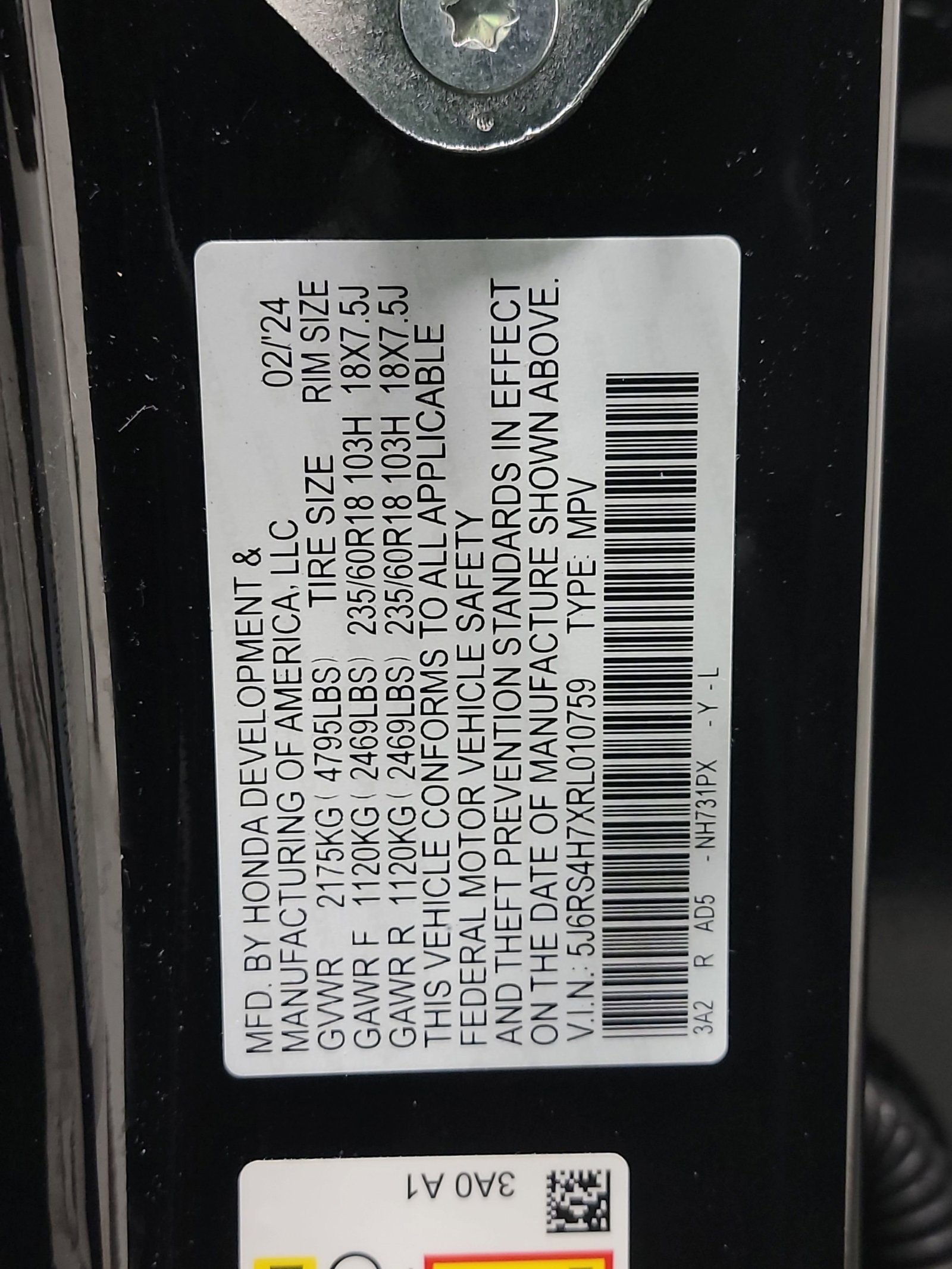 Certified 2024 Honda CR-V EX-L image 33