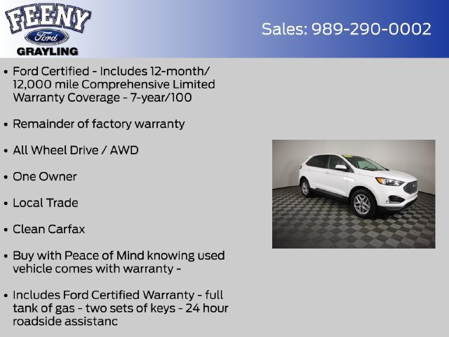 Certified 2023 Ford Edge SEL w/ Convenience Package AWD/4WD image 4