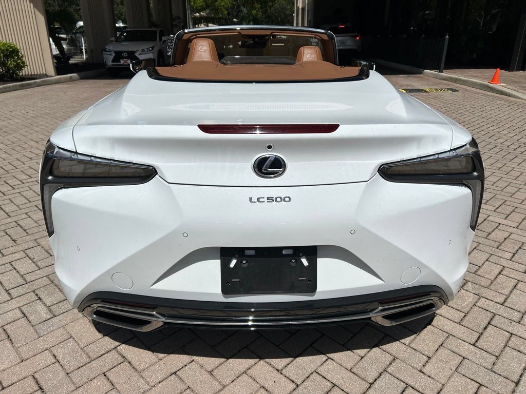 Certified 2021 Lexus LC 500 Convertible w/ Touring Package RWD image 4