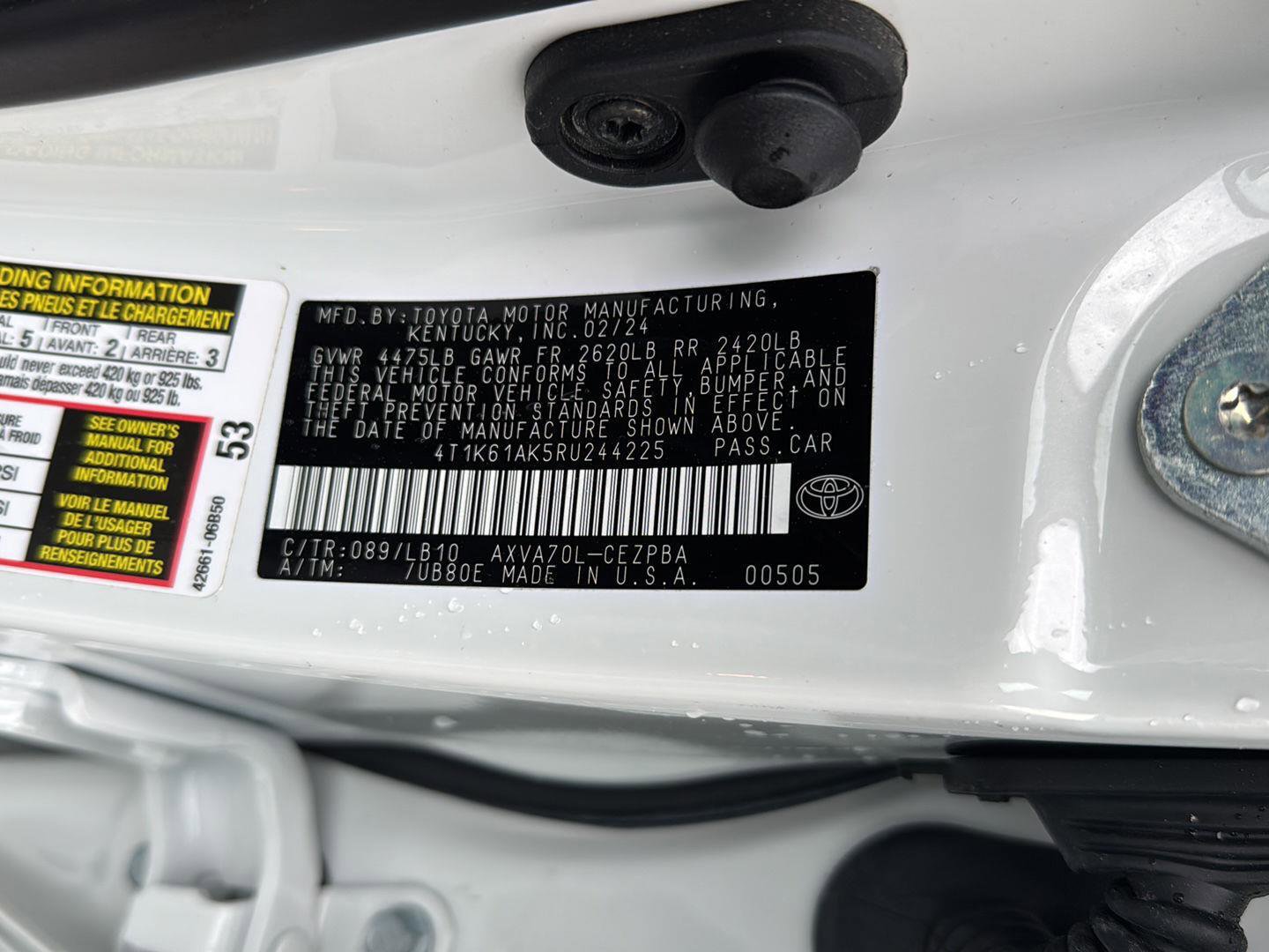 Certified 2024 Toyota Camry XSE image 36