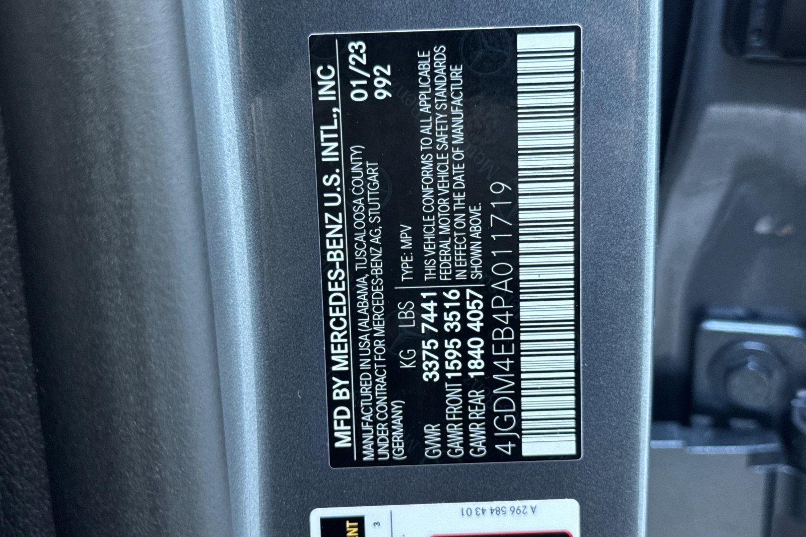 Certified 2023 Mercedes-Benz EQS 580 4MATIC SUV image 19