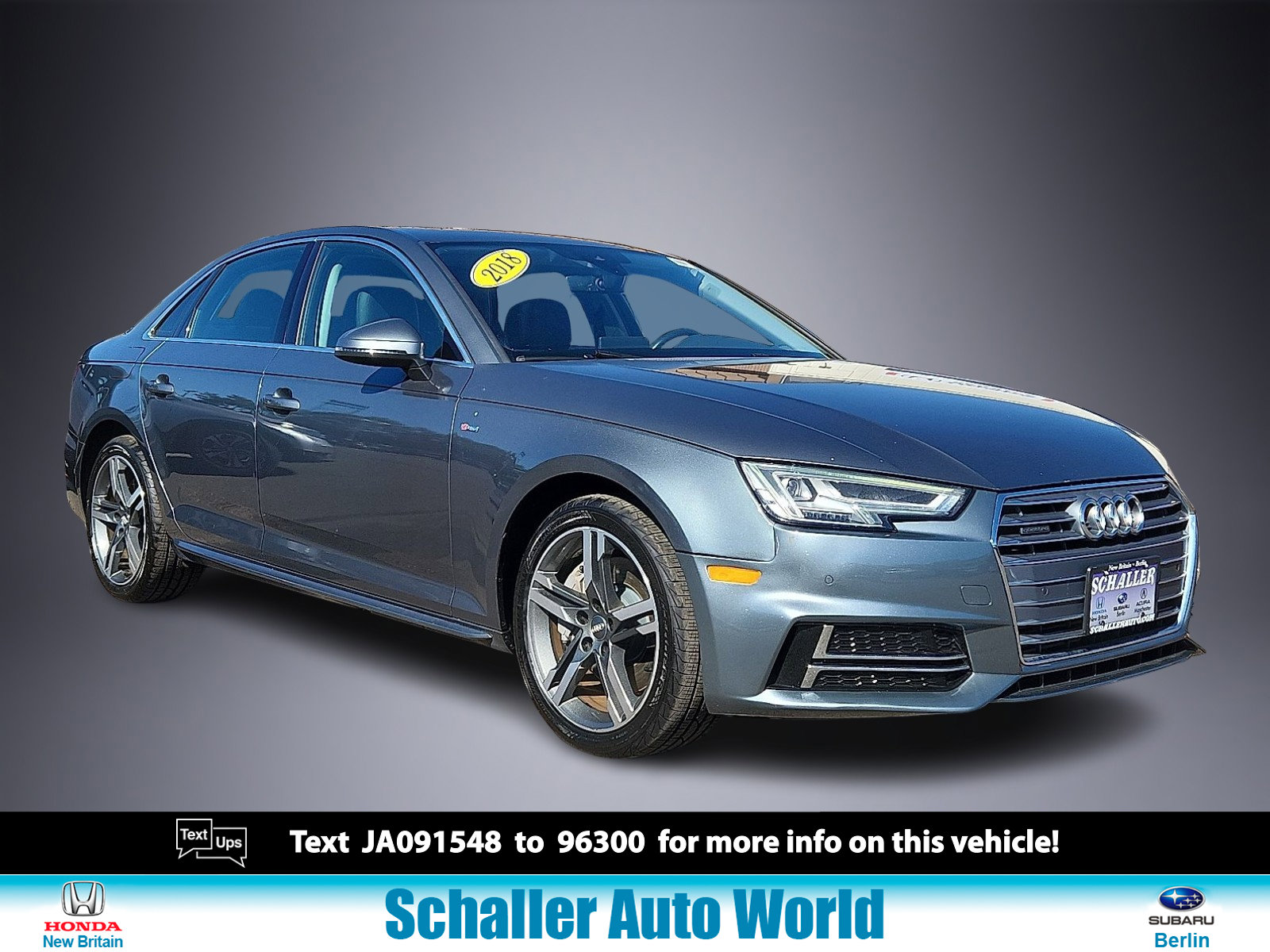 Used 2018 Audi A4 2.0T Premium Plus w/ Premium Plus Package
