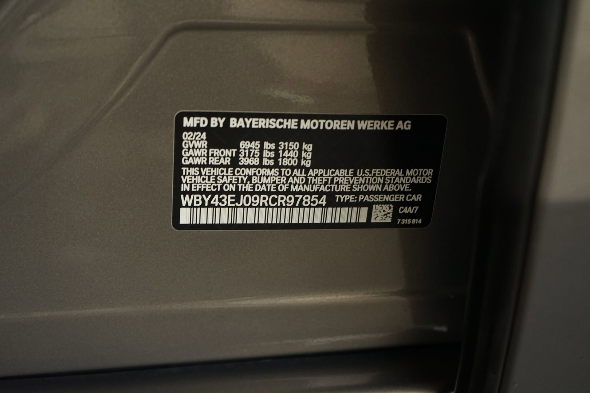 Used 2024 BMW i7 eDrive50 RWD image 34