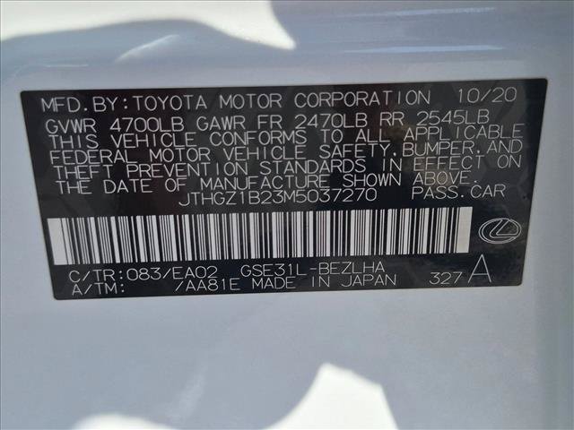 Used 2021 Lexus IS 350 F Sport w/ Accessory Package 2 RWD image 21