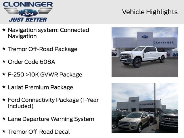 New 2026 Ford F250 Lariat w/ Tremor Off-Road Package image 4
