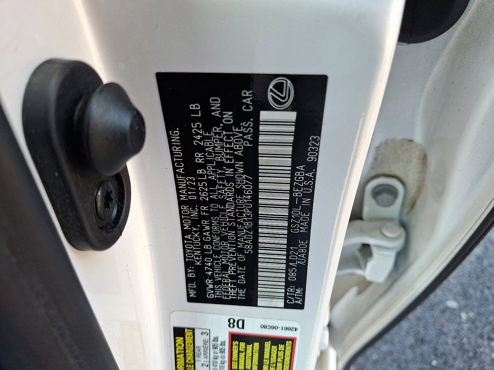 Certified 2023 Lexus ES 350 Standard image 28