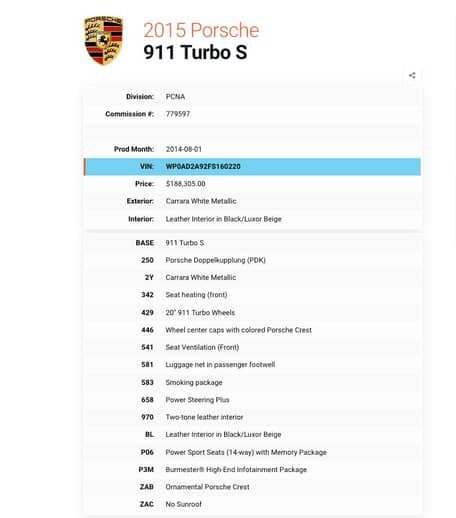 Used 2015 Porsche 911 Turbo S AWD/4WD image 63