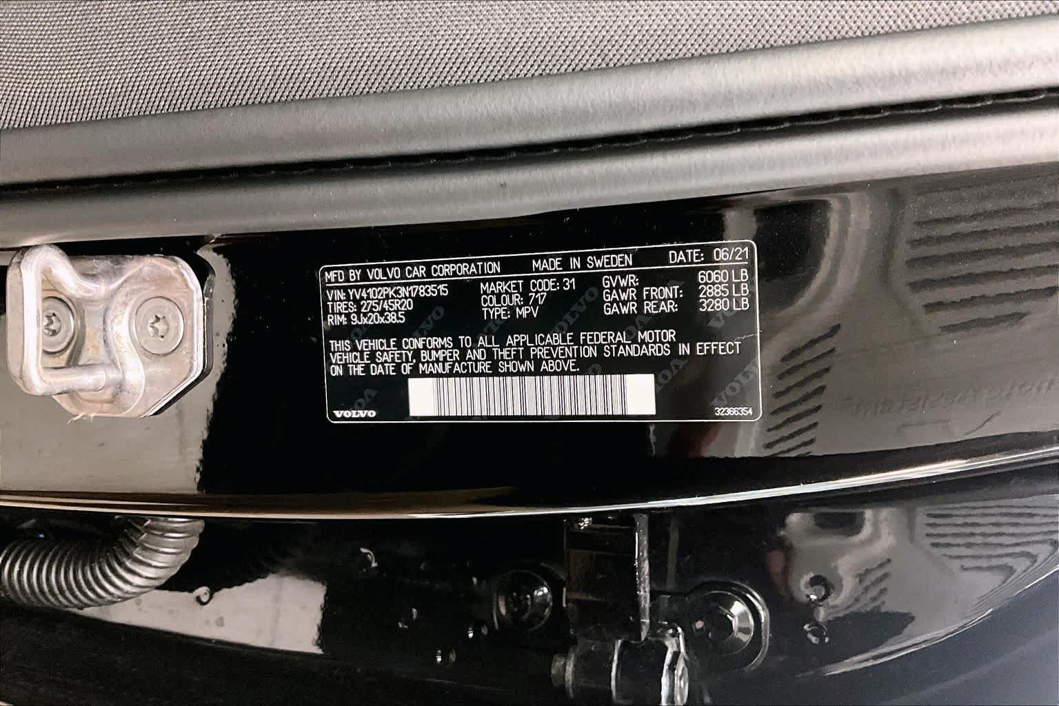 Used 2022 Volvo XC90 T5 Momentum w/ Climate Package AWD/4WD image 34
