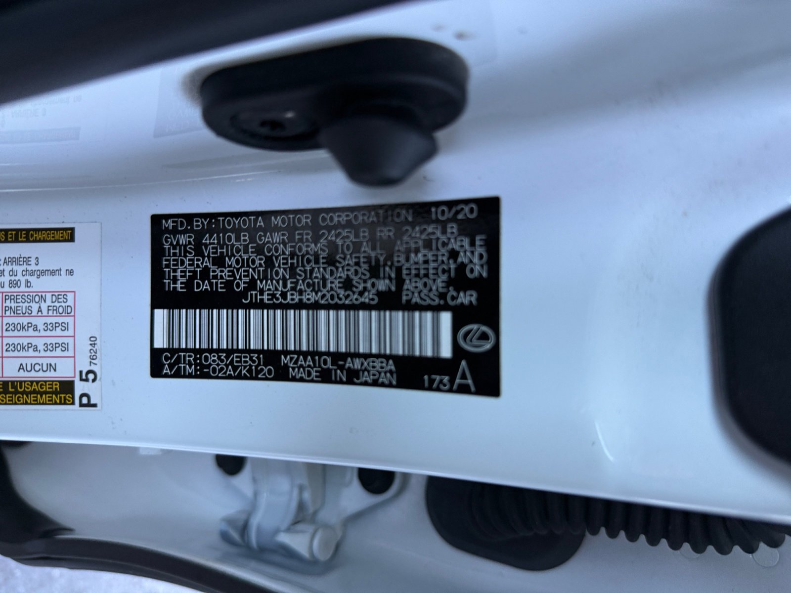 Used 2021 Lexus UX 200 F Sport w/ Accessory Package (Z1) image 25