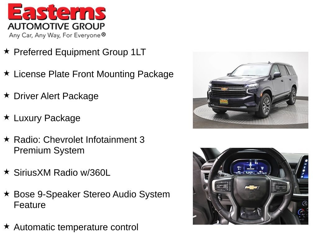 Used 2022 Chevrolet Tahoe LT w/ Luxury Package AWD/4WD image 11