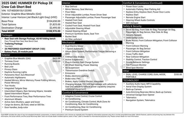 Used 2025 GMC Hummer EV 3X AWD/4WD image 19