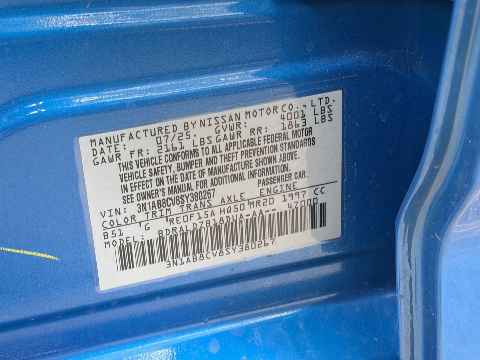 Used 2025 Nissan Sentra SV FWD image 27