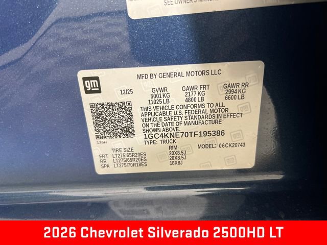 New 2026 Chevrolet Silverado 2500 LT w/ Trail Boss Package image 27