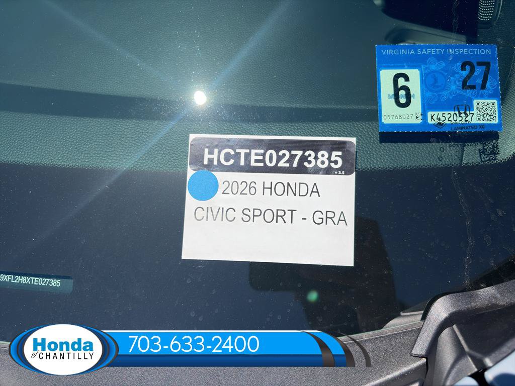 New 2026 Honda Civic Sport image 51